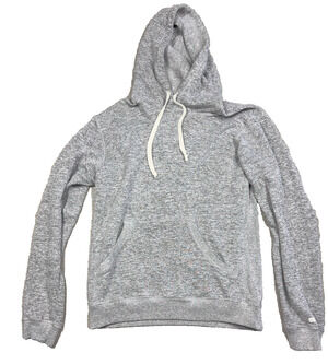 Devium Made in USA Gray Marled Pullover Hoodie Tagged Large